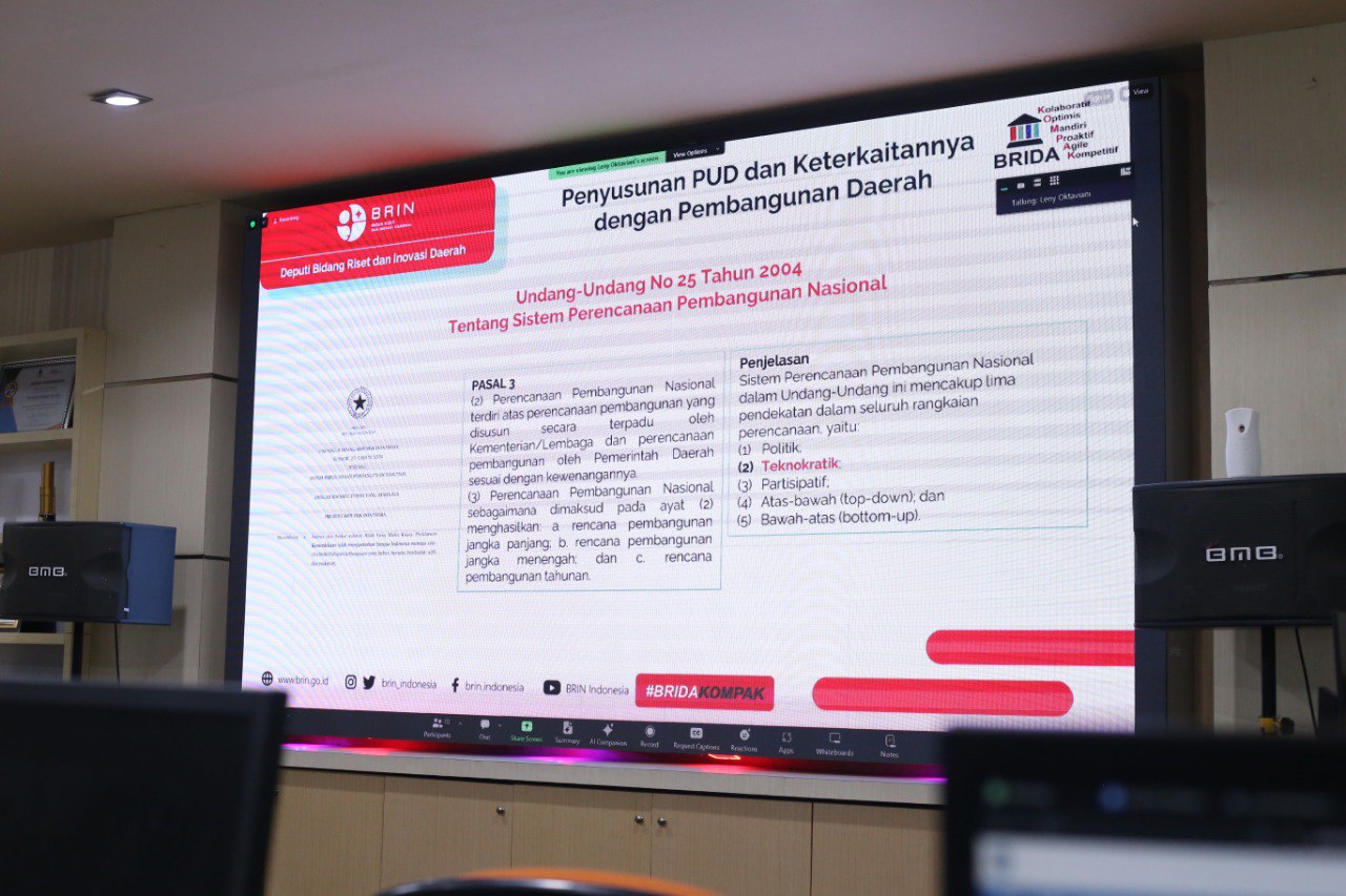 Kegiatan Bimtek BRIN